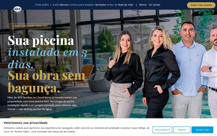 Screenshot of iguixangrila.com.br