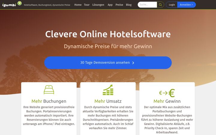 Screenshot of igumbi.com