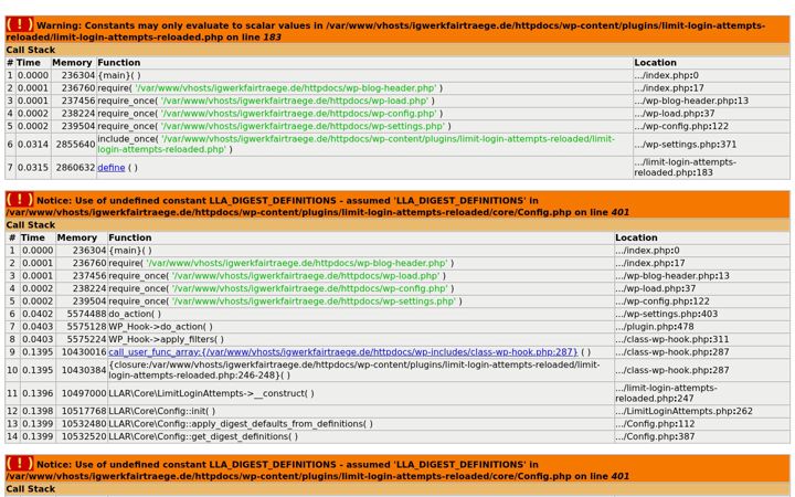 Screenshot of igwerkfairtraege.de