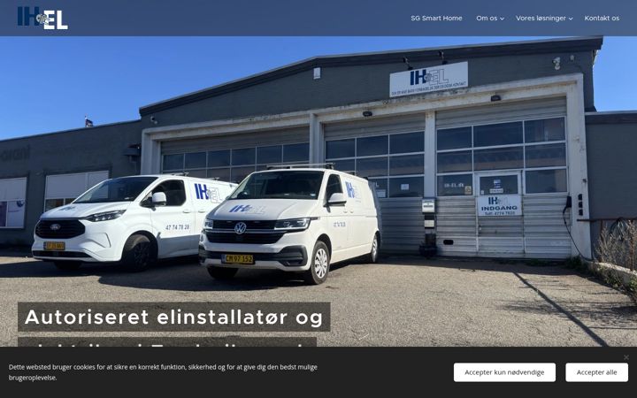 Screenshot of ih-el.dk