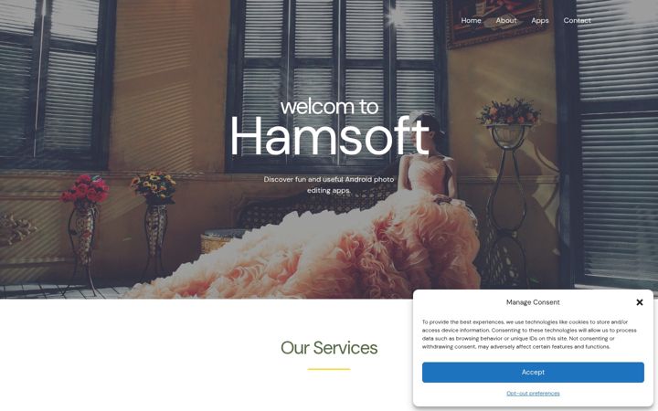 Screenshot of ihamsoft.com