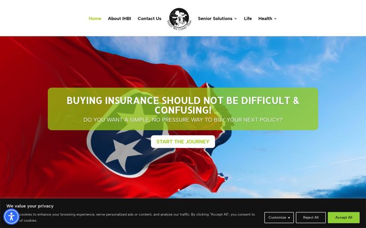 Screenshot of ihatebuyinginsurance.com