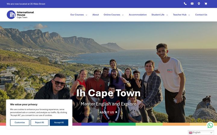Screenshot of ihcapetown.com