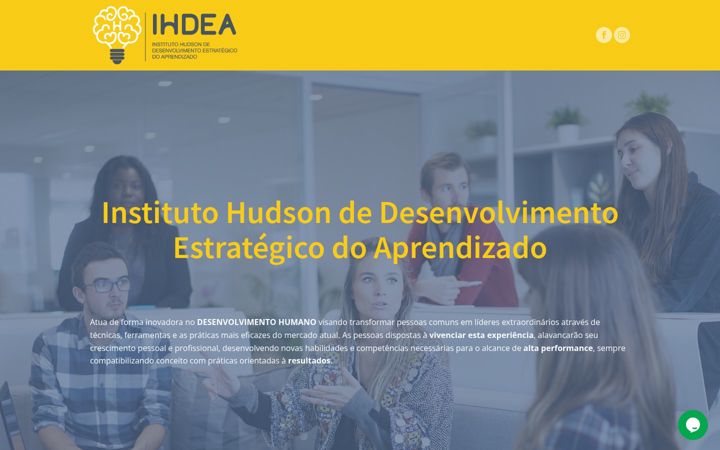 Screenshot of ihdea.com.br