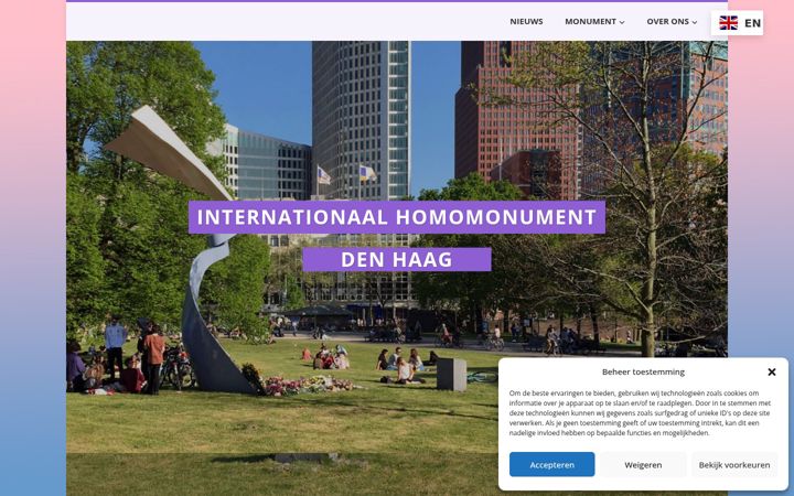 Screenshot of ihdh.nl