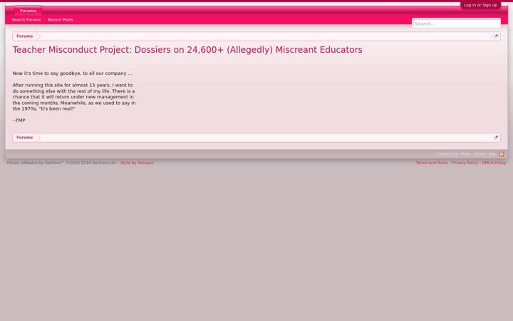 Screenshot of iheartmyteacher.org