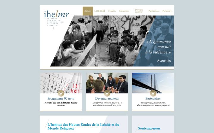 Screenshot of ihelmr.org