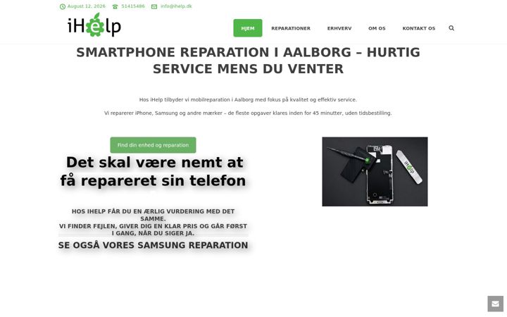 Screenshot of ihelp.dk