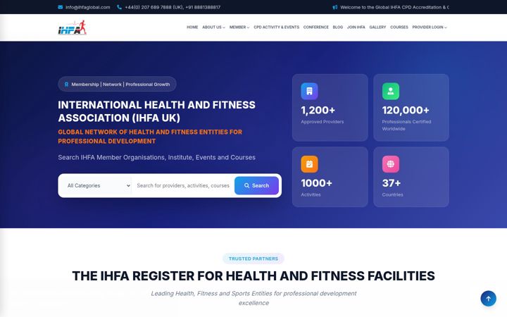 Screenshot of ihfa.uk