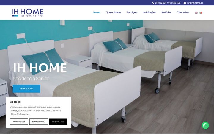Screenshot of ihhome.pt