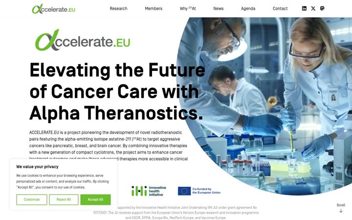 Screenshot of ihi-accelerate.eu