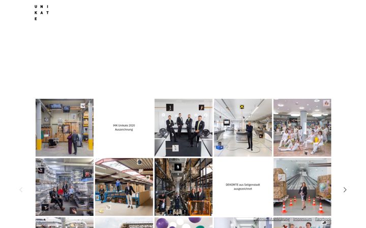 Screenshot stránky ihk-unikate.de
