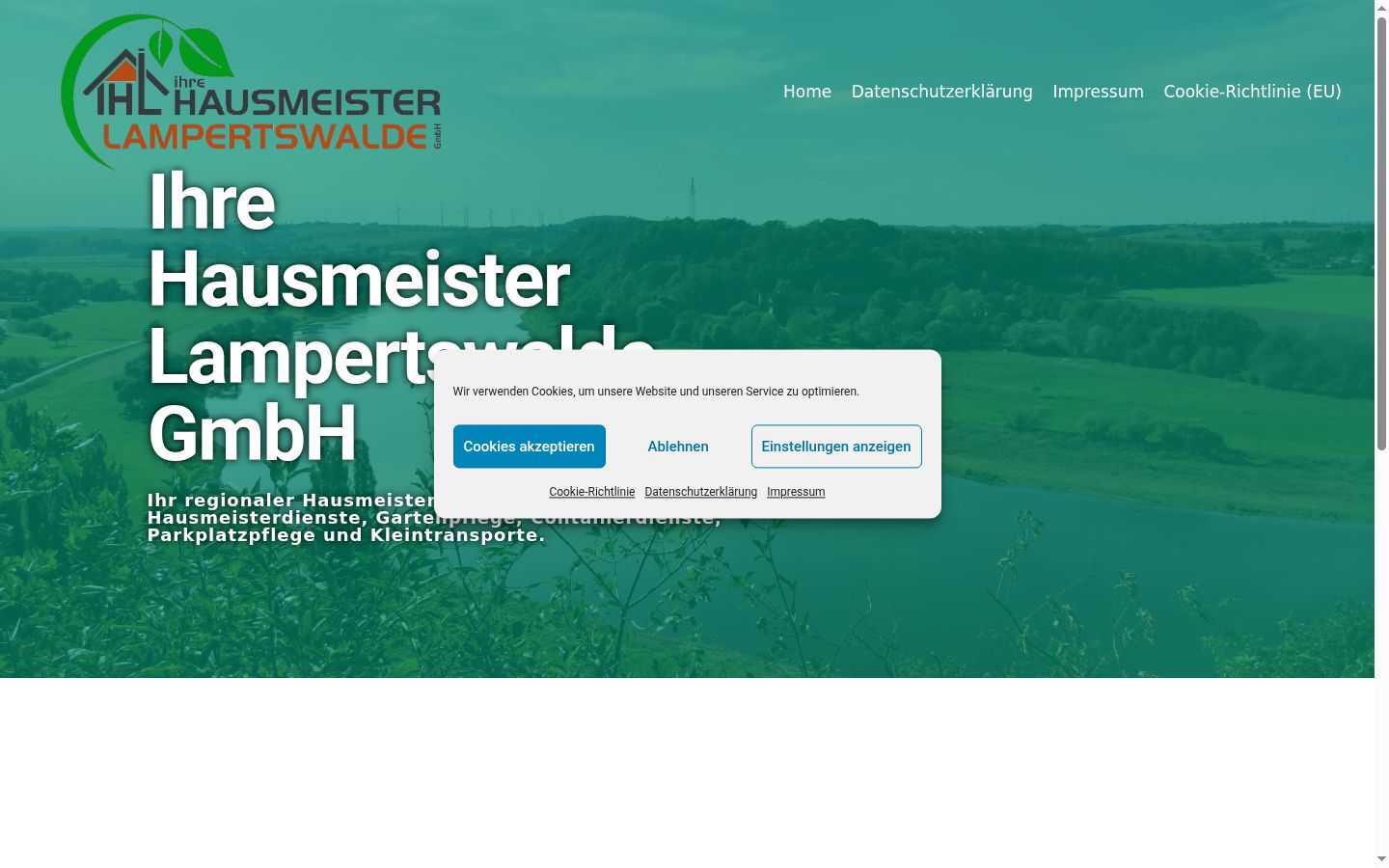 Screenshot tal-banner tal-kunsens muri qabel kwalunkwe interazzjoni