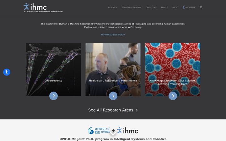 Screenshot ta' ihmc.us