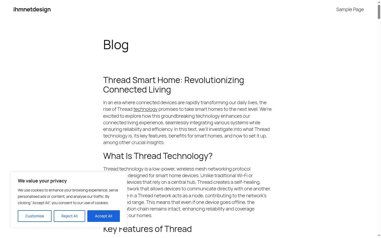 Screenshot tal-banner tal-kunsens muri qabel kwalunkwe interazzjoni