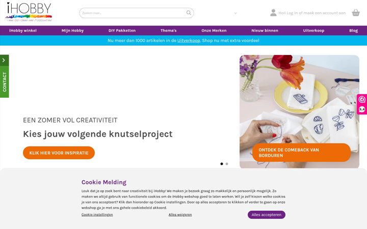 Screenshot of ihobby.nl