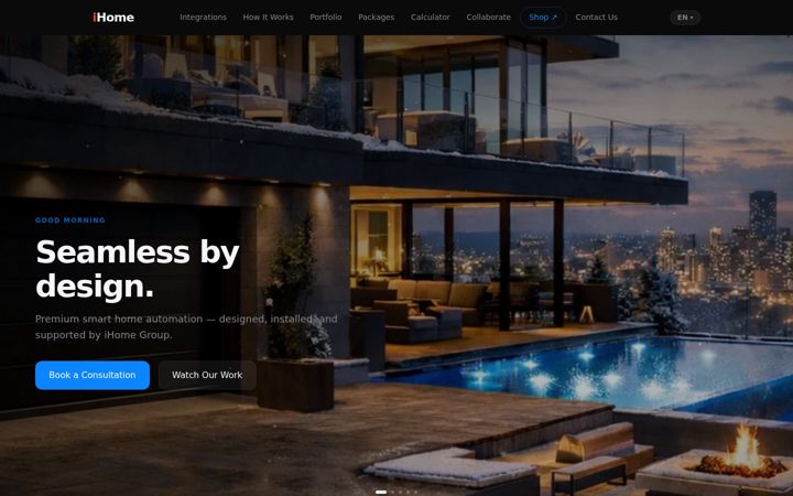Screenshot of ihome-global.com