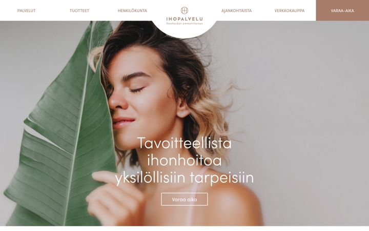 Screenshot of ihopalvelu.fi