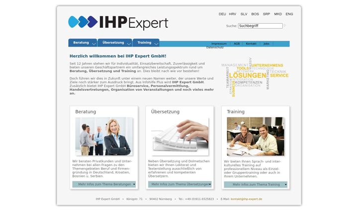 Screenshot of ihp-expert.de