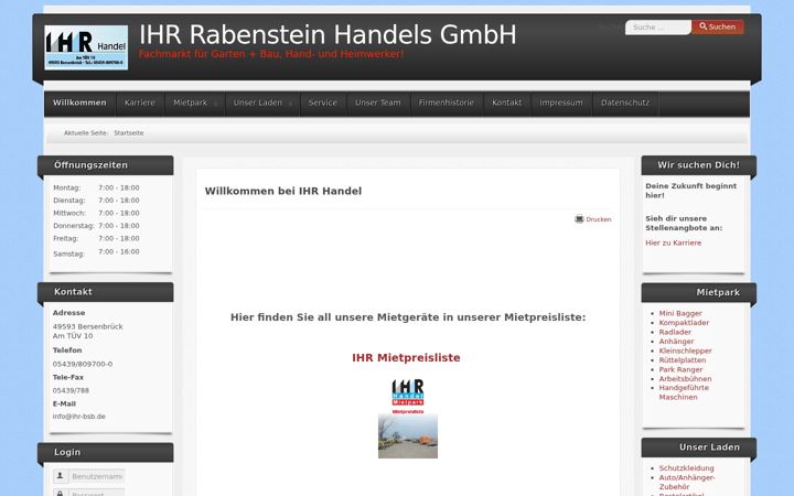 Screenshot of ihr-bsb.de