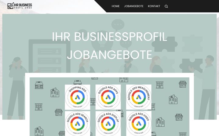 Screenshot of ihr-businessprofil-jobangebote.de