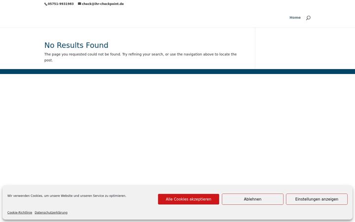 Screenshot of ihr-checkpoint.de