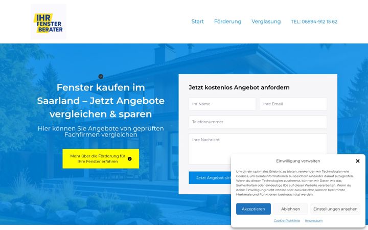 Screenshot of ihr-fensterberater.de