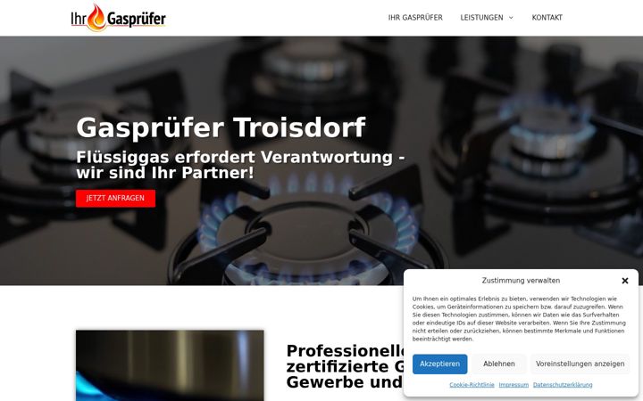 Screenshot of ihr-gaspruefer.net