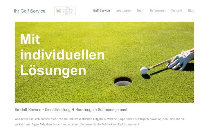 Screenshot of ihr-golf-service.de