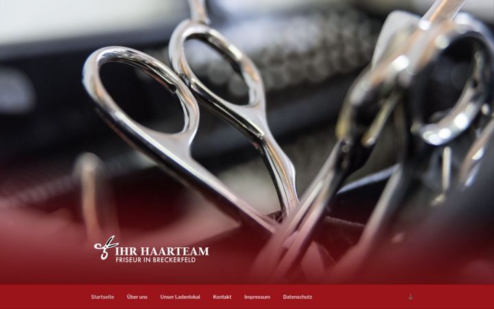 Screenshot of ihr-haarteam.de