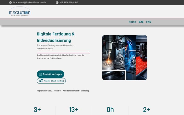 Screenshot of ihr-kreativpartner.de