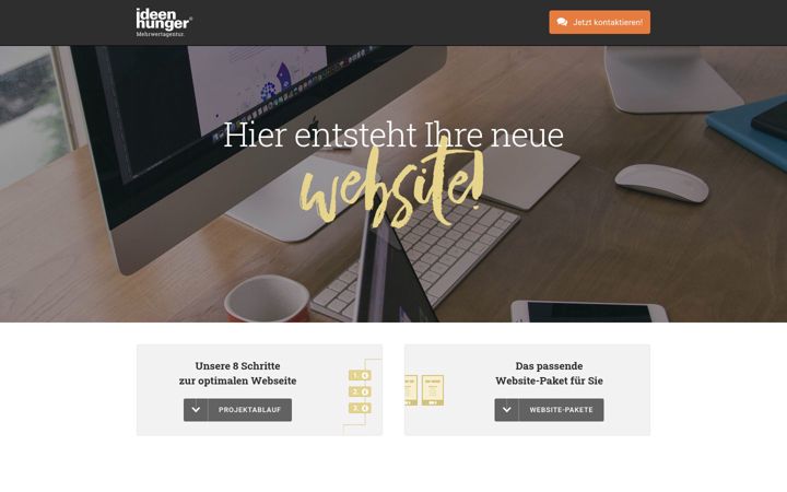 Екранна снимка на ihr-neuer-webauftritt.com