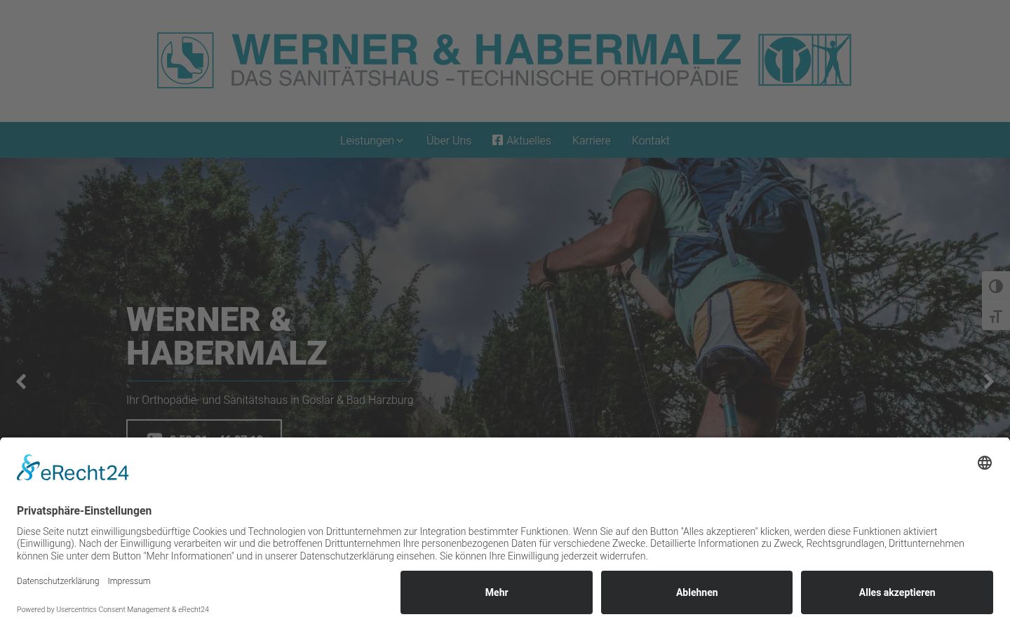 Screenshot tal-banner tal-kunsens muri qabel kwalunkwe interazzjoni