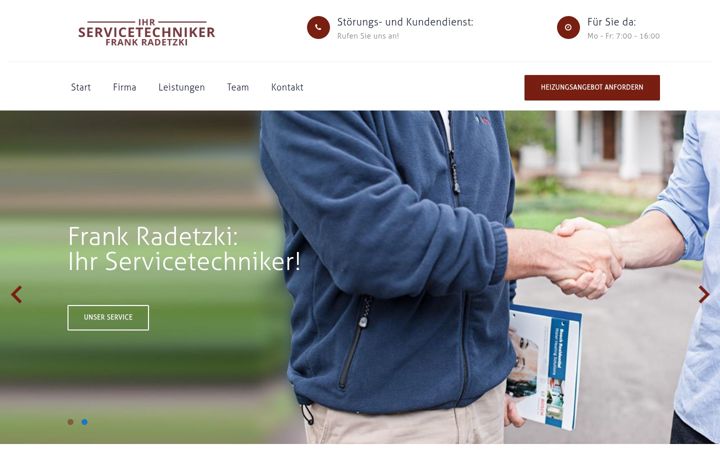 Screenshot of ihr-servicetechniker.de
