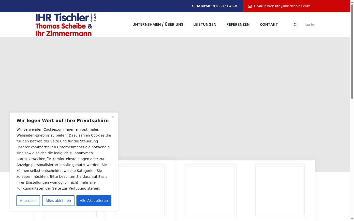 Capture d'écran de la bannière de consentement affichée avant toute interaction