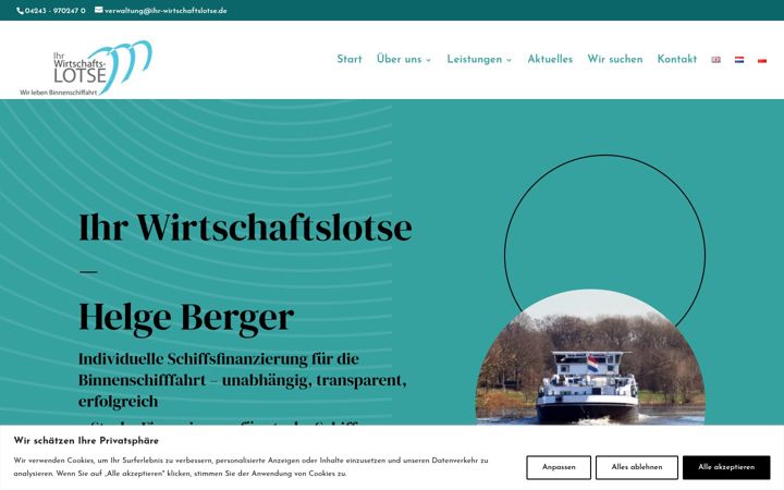 Screenshot of ihr-wirtschaftslotse.de