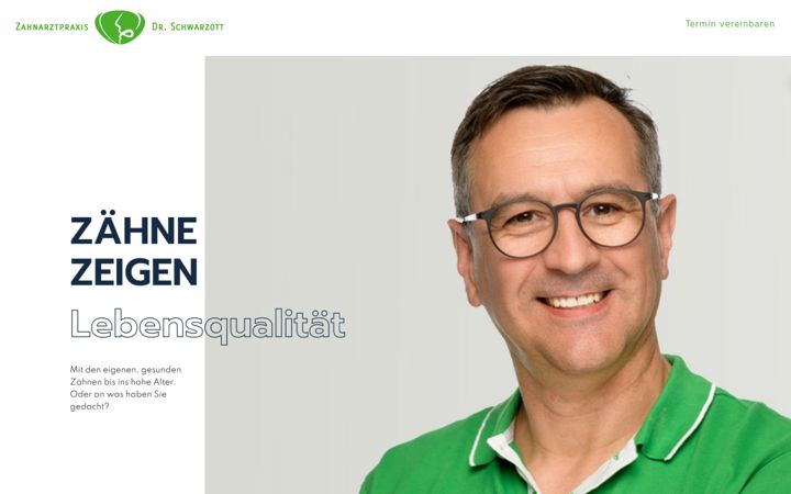 Screenshot of ihr-zahnarzt-ailingen.de