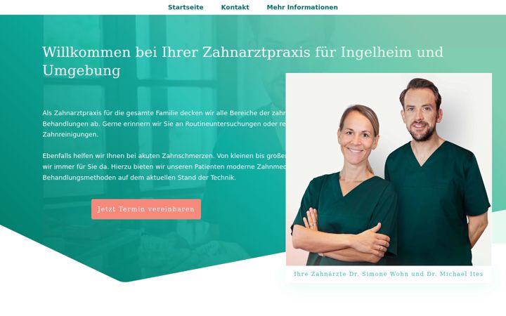 Screenshot of ihr-zahnarzt-ingelheim.de