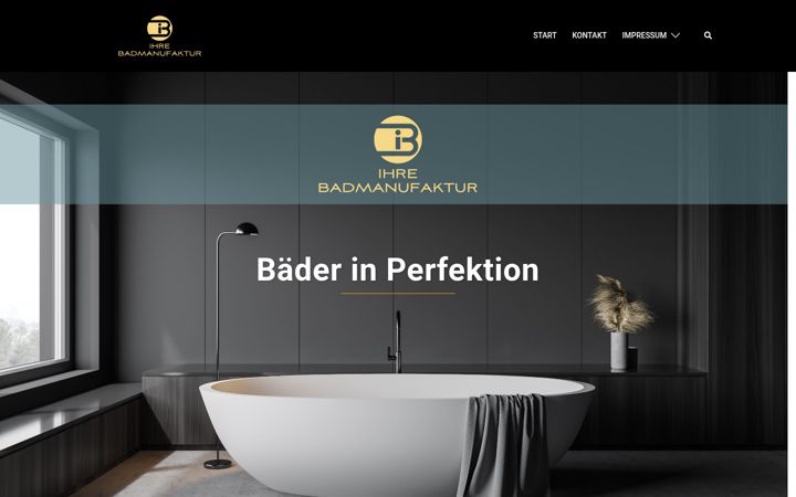 Screenshot of ihre-badmanufaktur.de