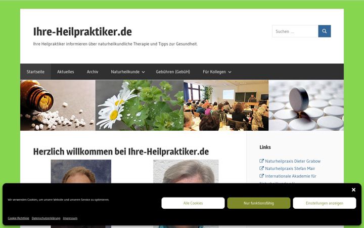 Screenshot of ihre-heilpraktiker.de