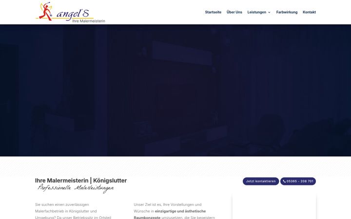 Screenshot of ihre-malermeisterin.de