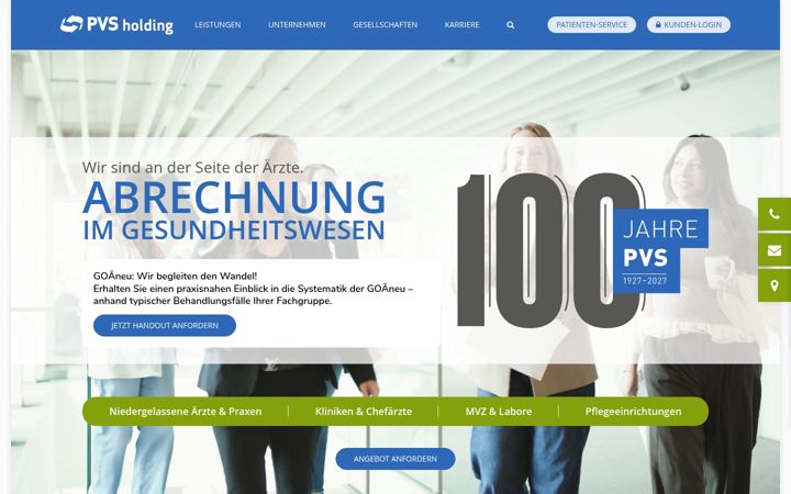 Screenshot ta' ihre-pvs.de