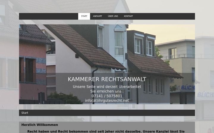 Screenshot of ihrgutesrecht.net