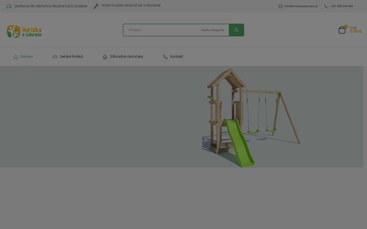 Screenshot of ihriskoazahrada.sk