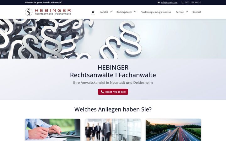 Screenshot of ihrjurist.com