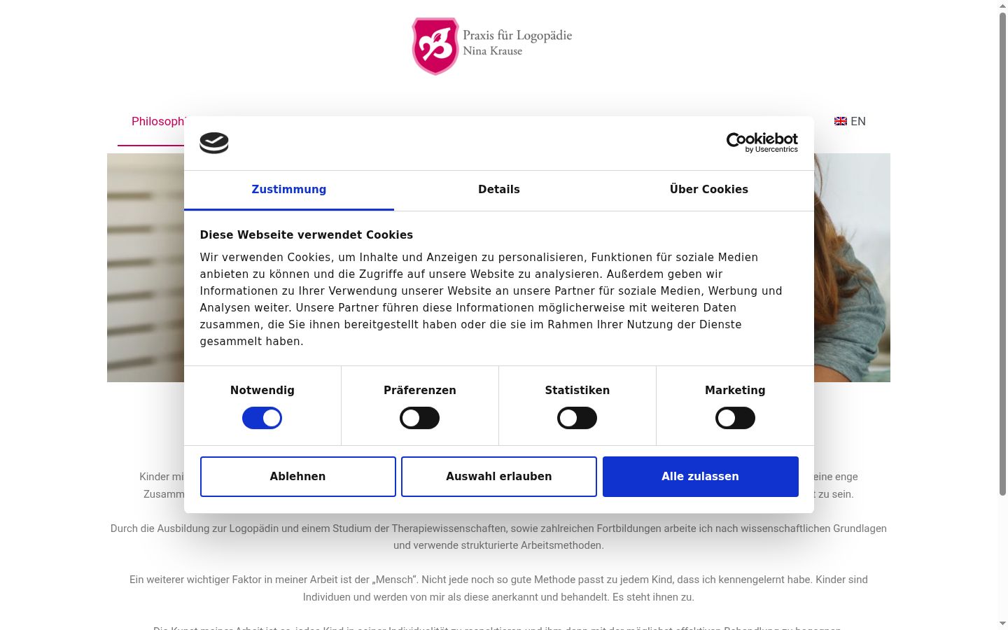 Screenshot tal-banner tal-kunsens muri qabel kwalunkwe interazzjoni