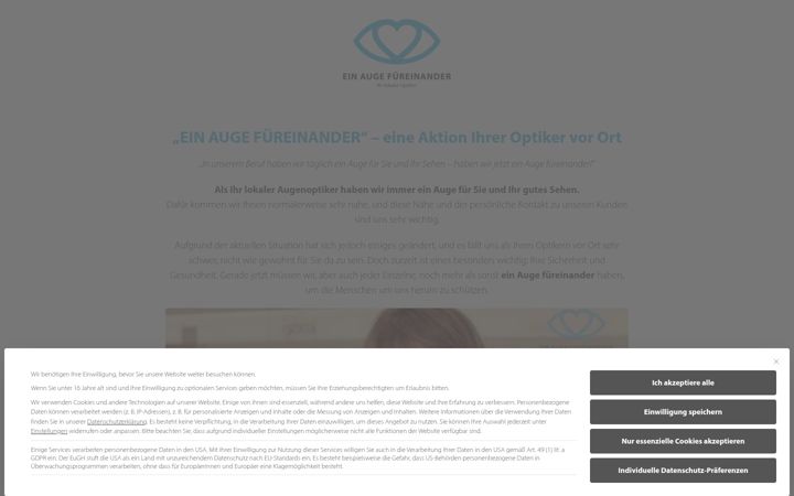 Screenshot of ihrlokaleroptiker.de