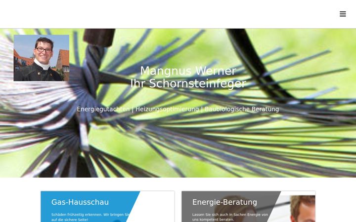 Screenshot of ihrschornsteinfeger.com
