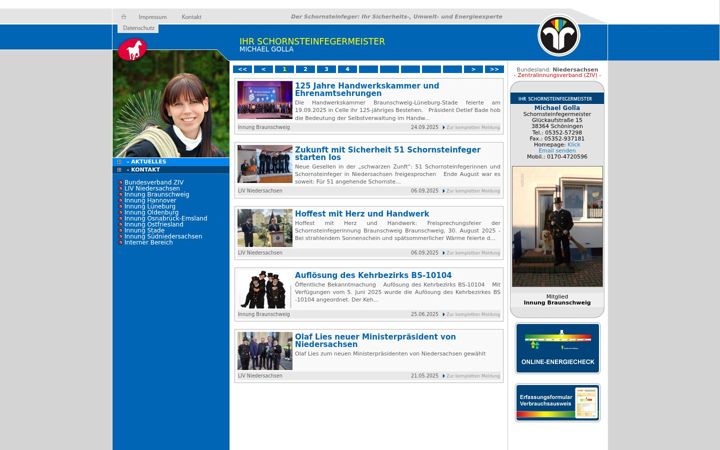 Screenshot of ihrschornsteinfegerexperte.de