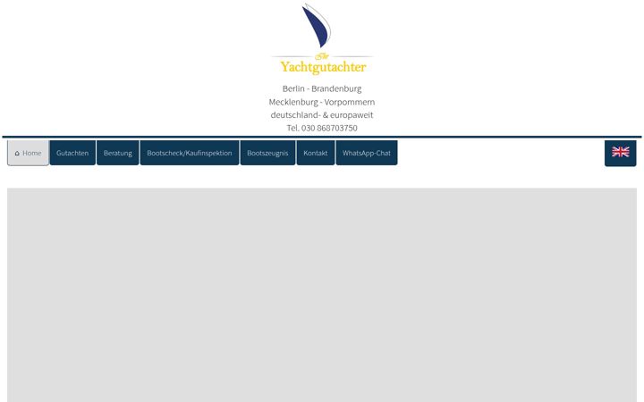 Screenshot of ihryachtgutachter.de
